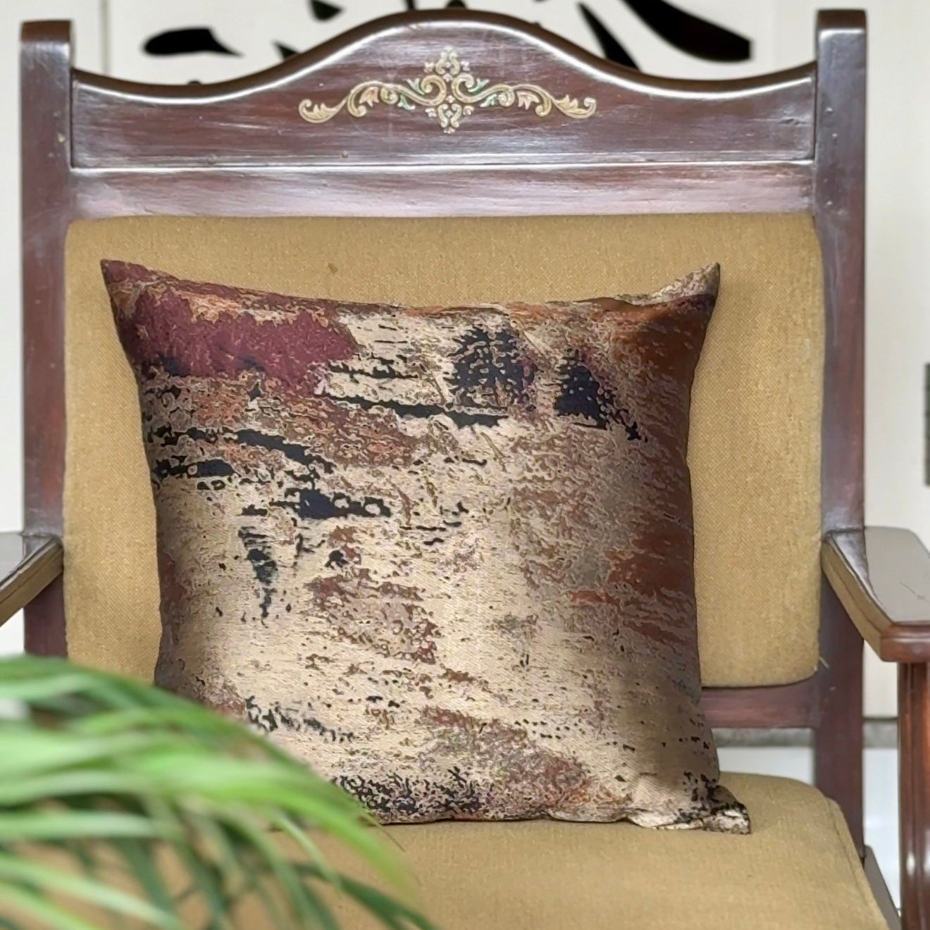 Bronze Gold Cushion Cover