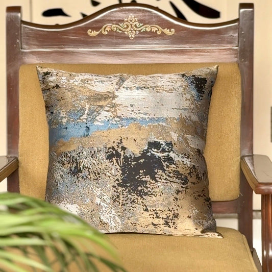 Bronze Silver Cushion Cover