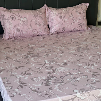 King Size Bed Sheet with 2 Pillow Covers